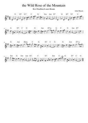 The Wild Rose of the Mountain