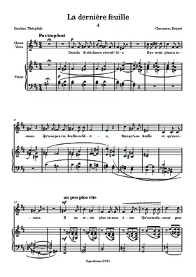 La dernière feuille