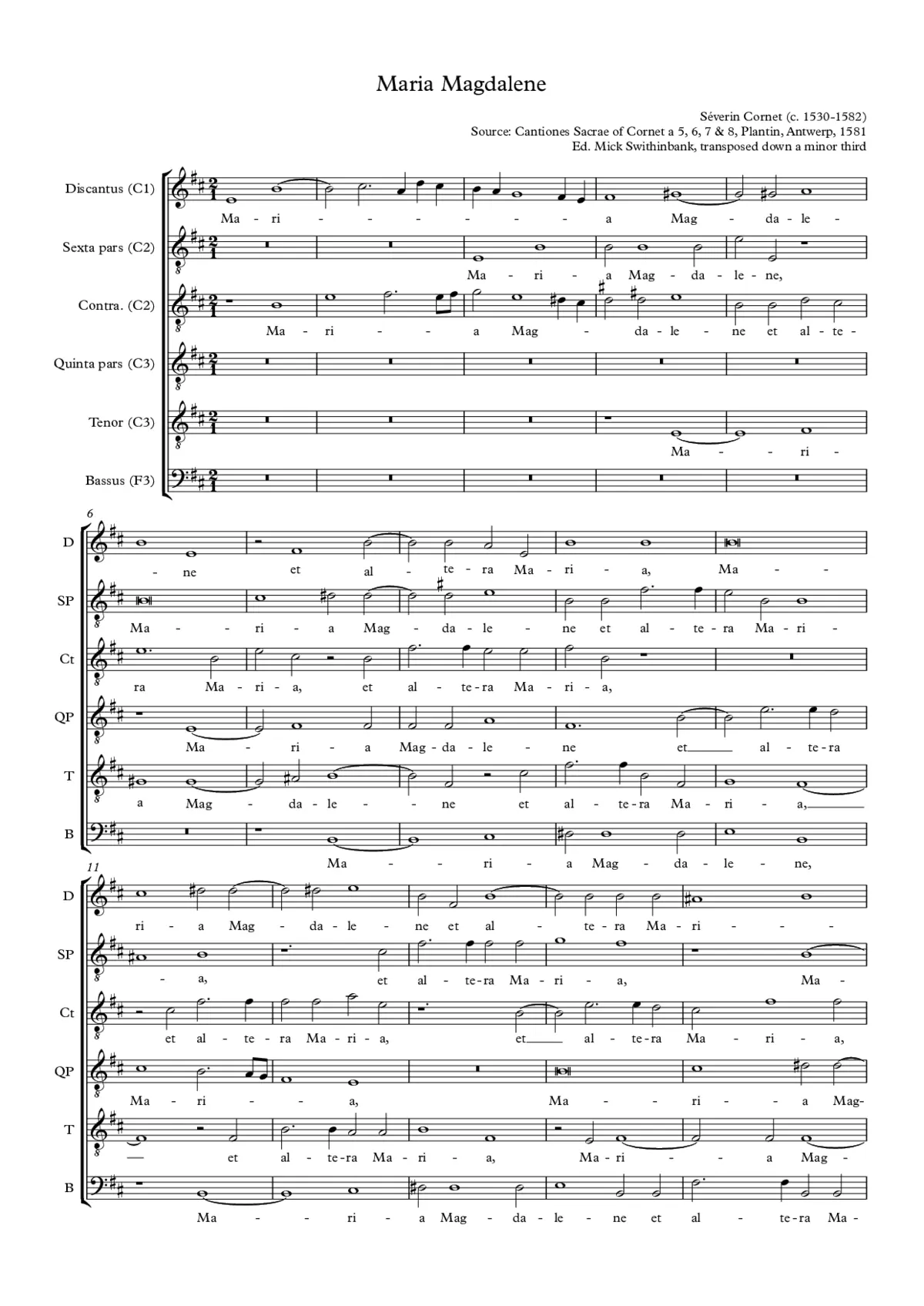 Maria Magdalene - Page 1