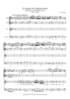 Es klinget oft, kläglich nach