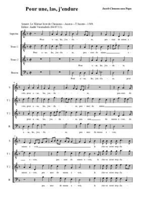 Pour une, las, jendure