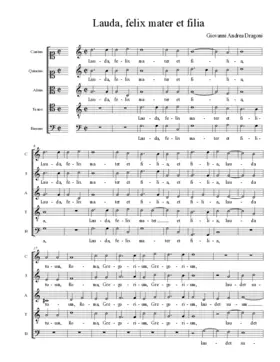 Lauda, felix mater et filia