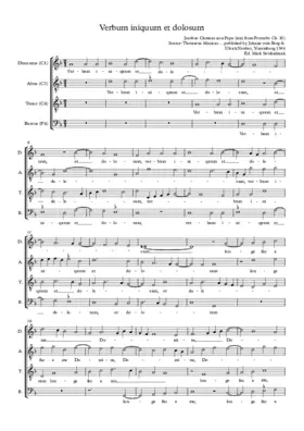 Verbum iniquum et dolosum