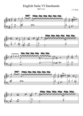 English Suite No.6 in D minor BWV 811