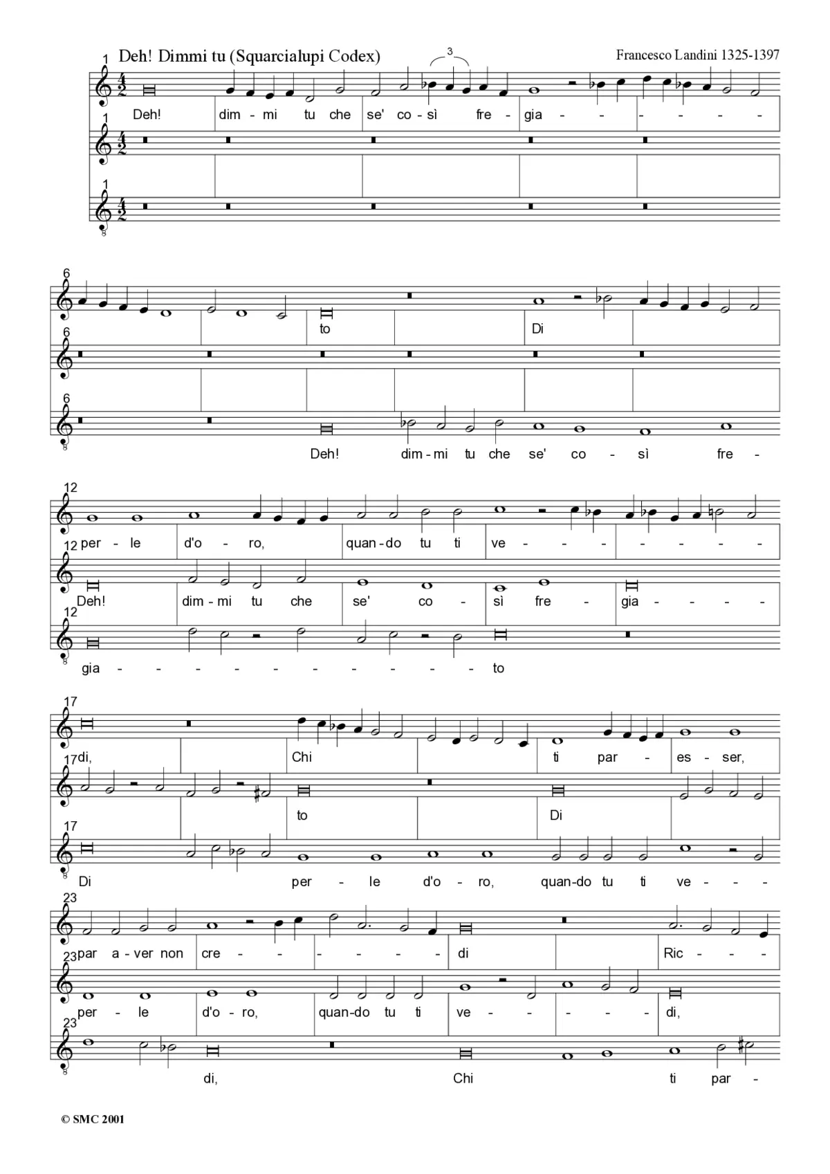 Deh! dimmi tu - Page 1