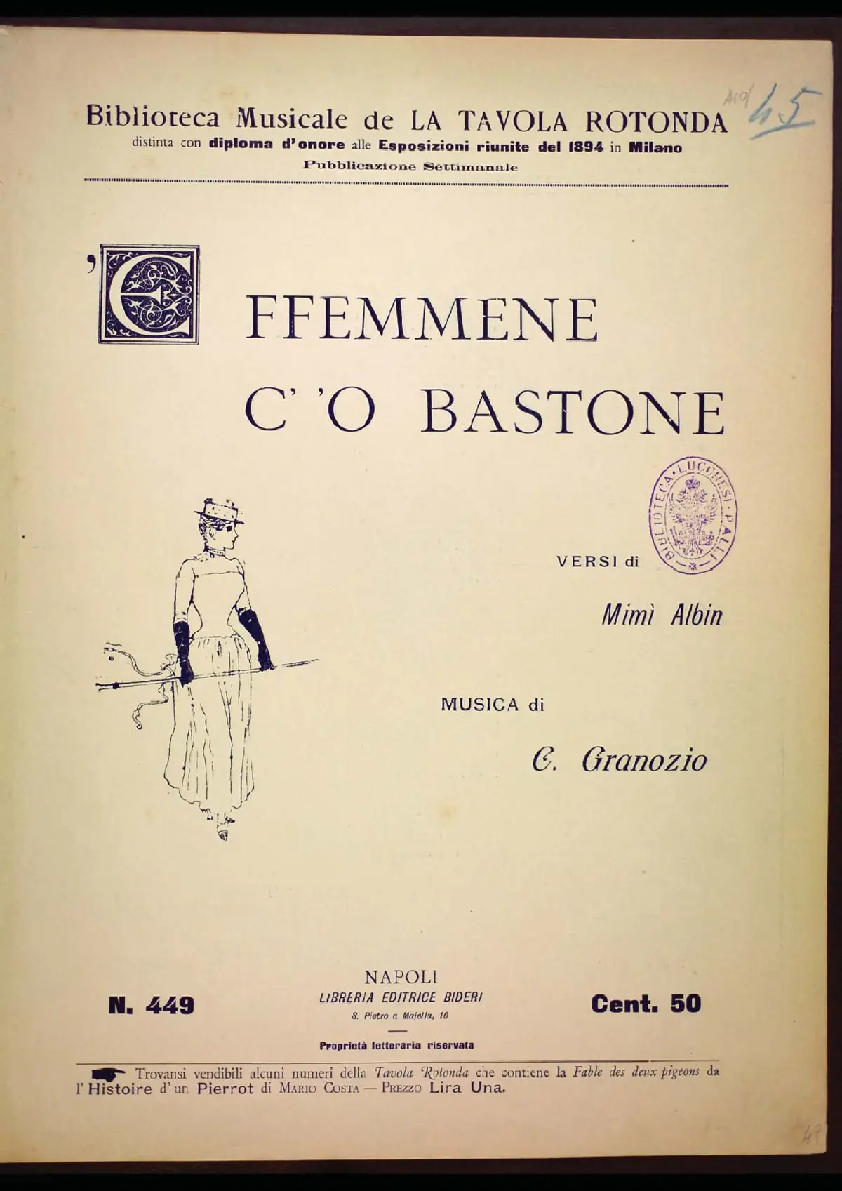 'E femmene c''o bastone - Page 1