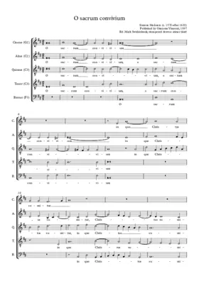 O sacrum convivium a 5