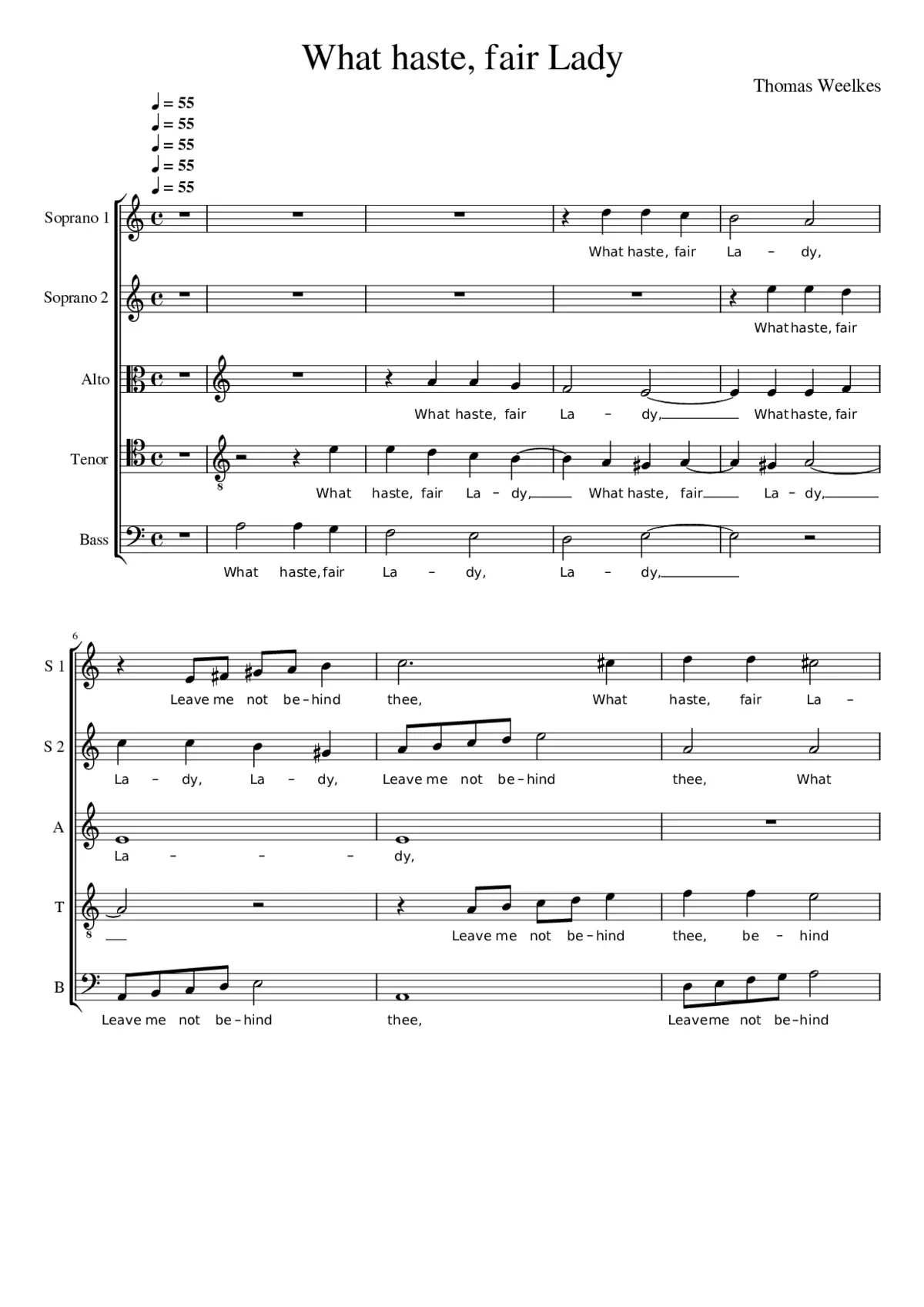 What haste fair Lady - Page 1