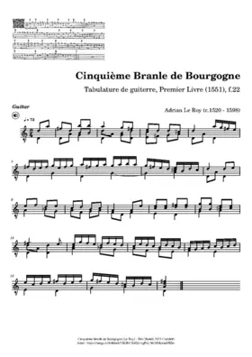 Cinquième Branle de Bourgogne