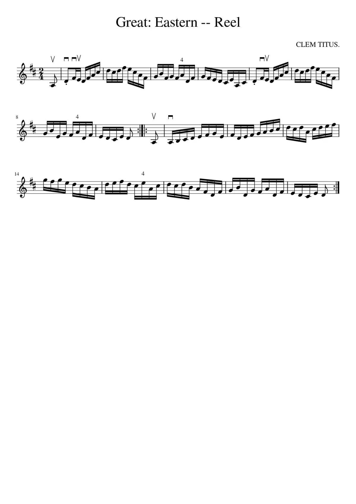 Great: Eastern -- Reel - Page 1