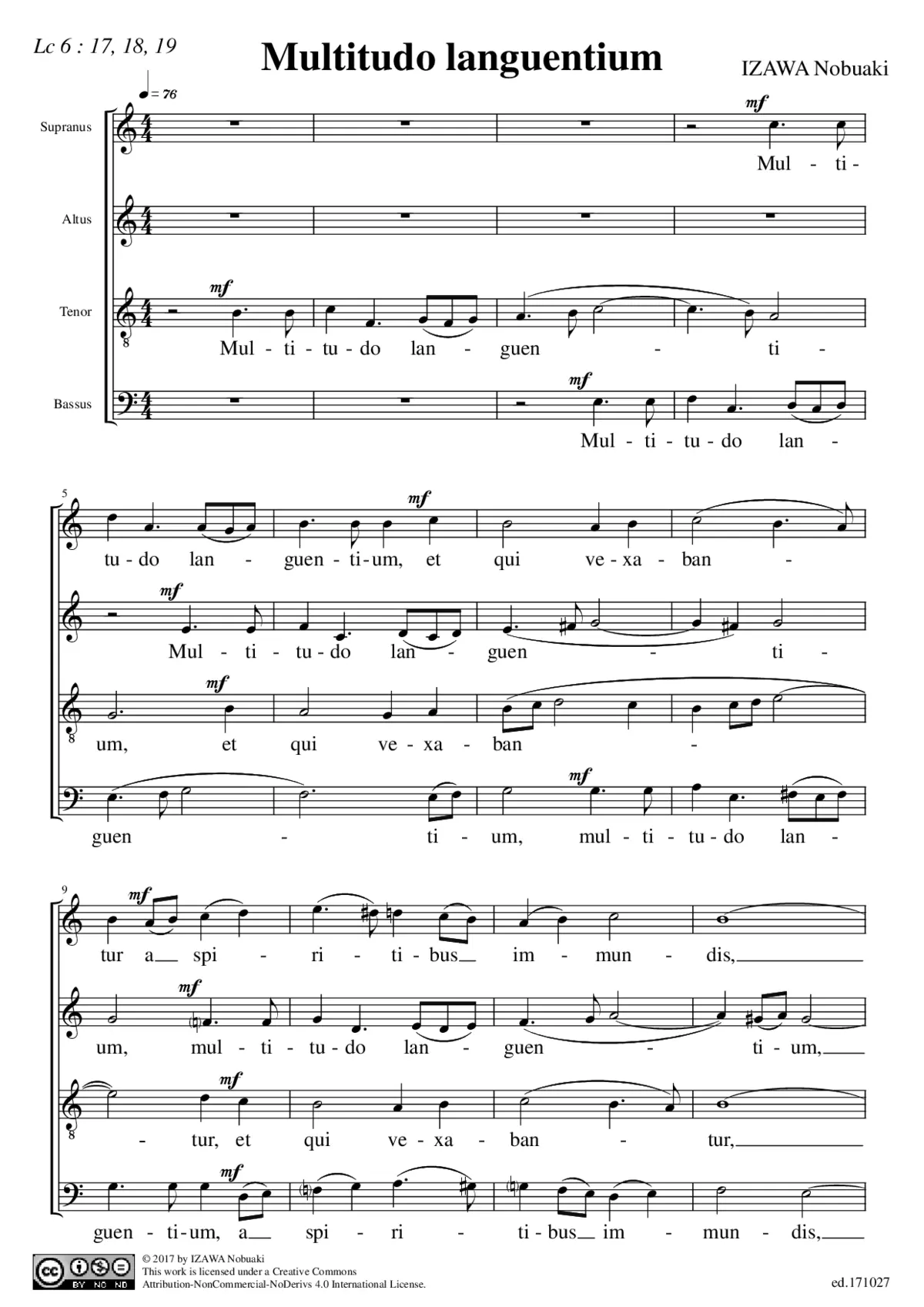 Multitudo languentium - Page 1