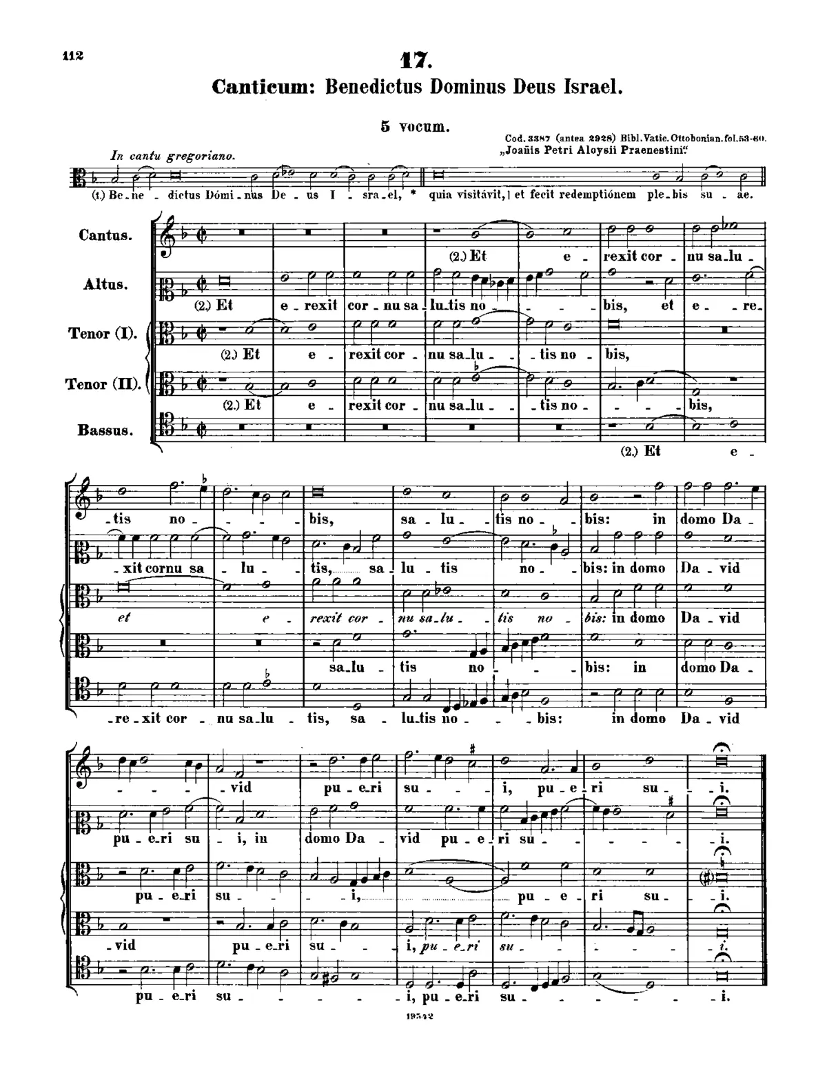 Benedictus Dominus - Page 1
