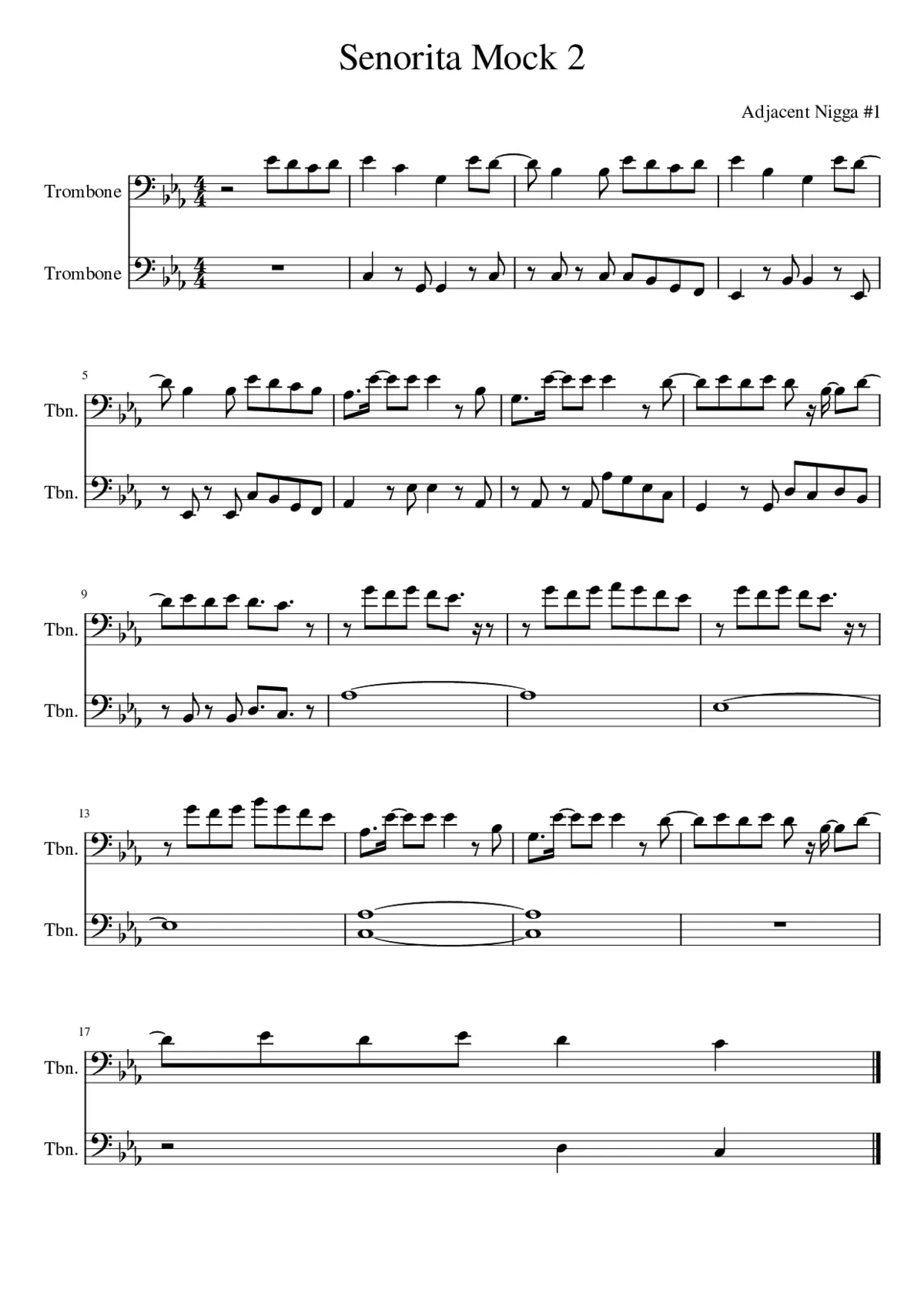 senorita - Page 1