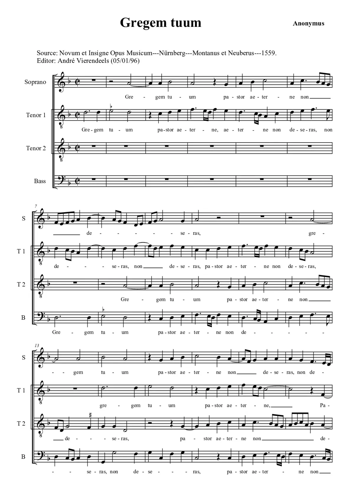 Gregem tuum - Page 1