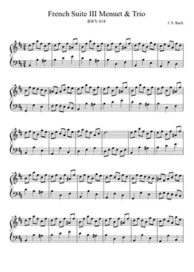 French Suite No.3 in B minor BWV 814