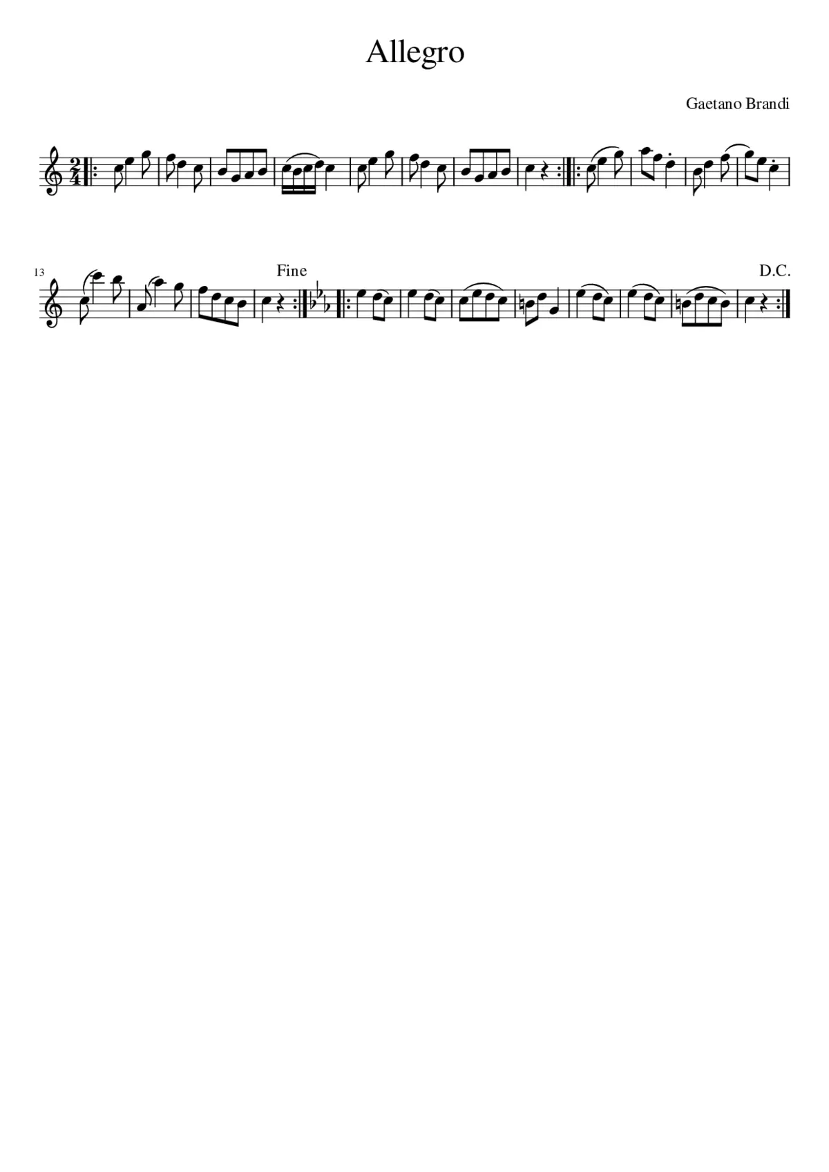 Allegro - Page 1