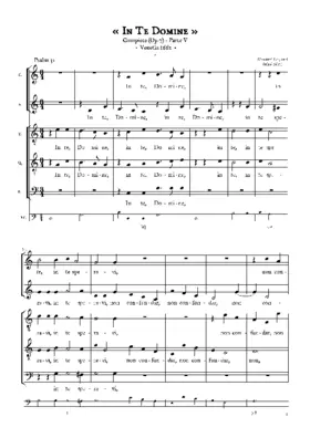 In te Domine