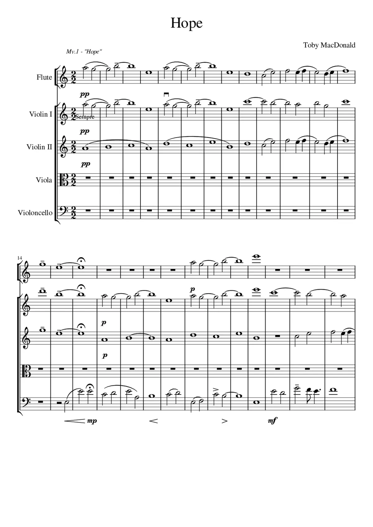 Hope - Toby MacDonald - Page 1