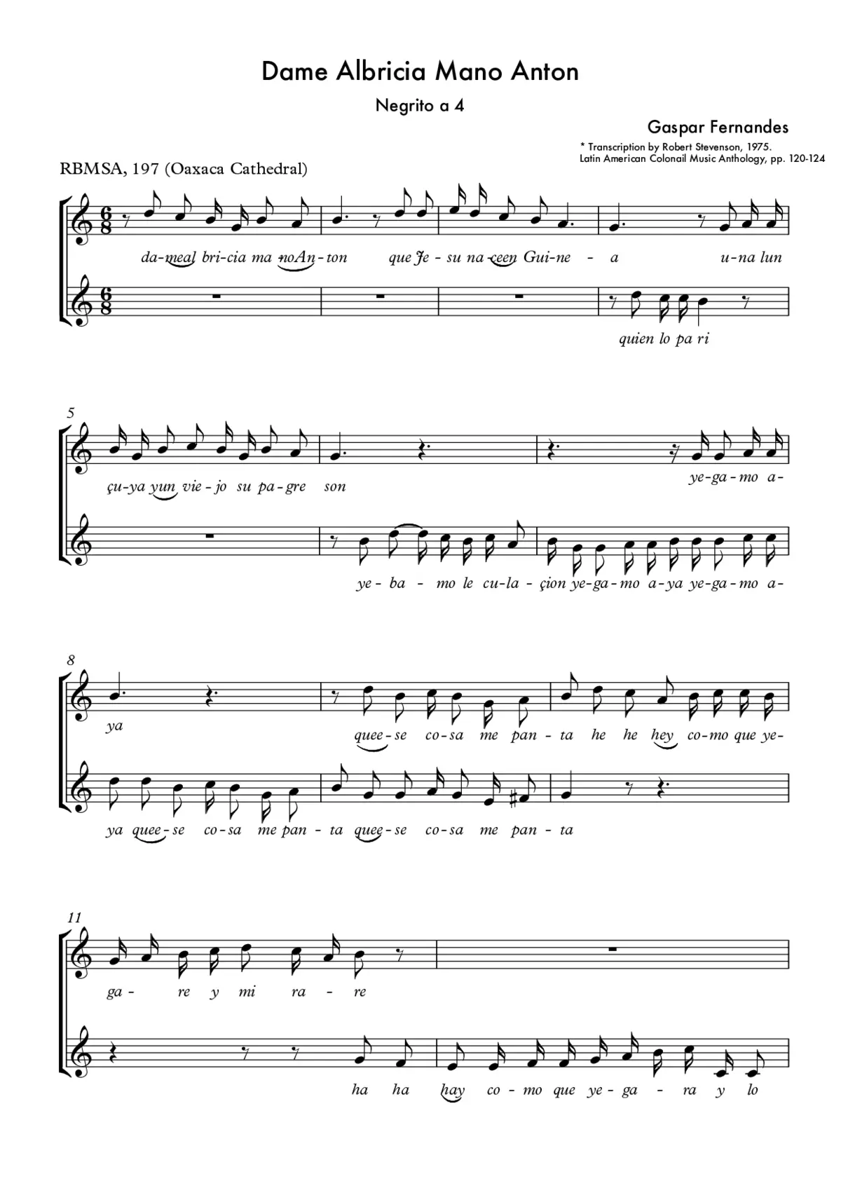 Dame Albricia Mano Anton - Page 1