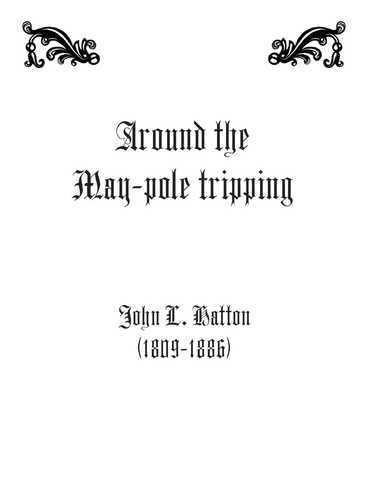 Around the May-pole tripping - Page 1