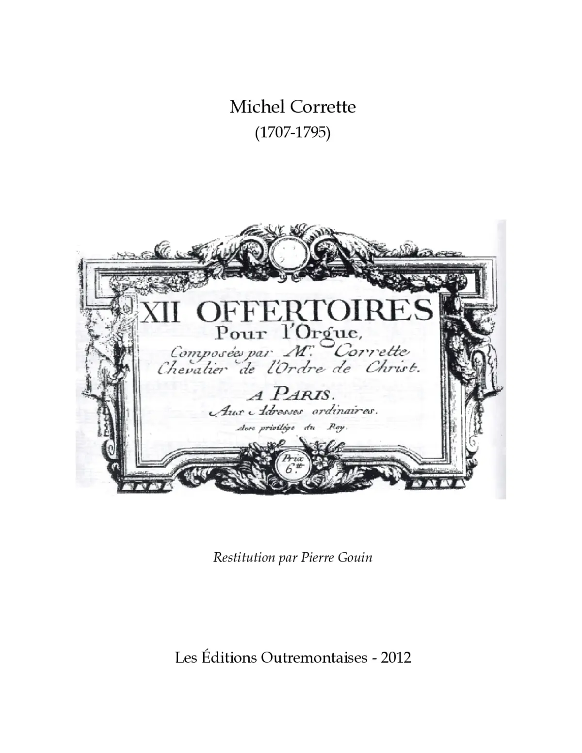 12 Offertoires pour l'orgue - Page 1