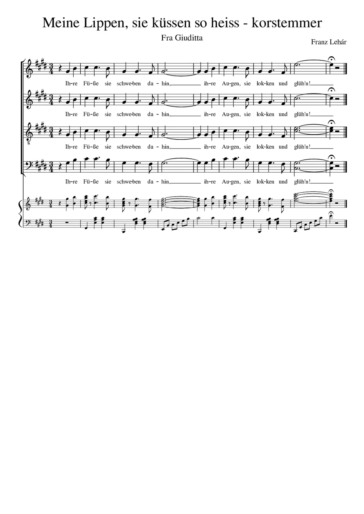 Giuditta-Walzer - Page 1