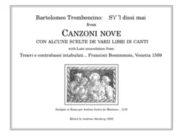 S'i' 'l dissi mai, ch'i' venga in odio a quella