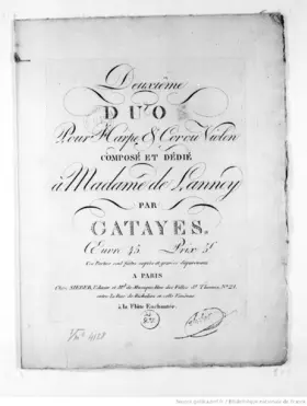 Duo for Harp and Horn or Violin No.2