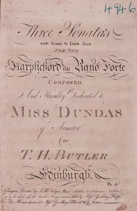 3 Sonatas with Scots and Irish Airs