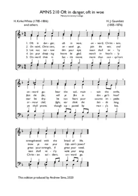 Oft in danger, oft in woe