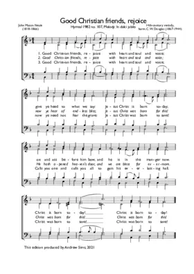 Good Christian friends, rejoice