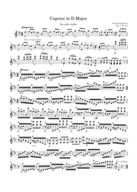 24 Caprices for Solo Violin Op.1