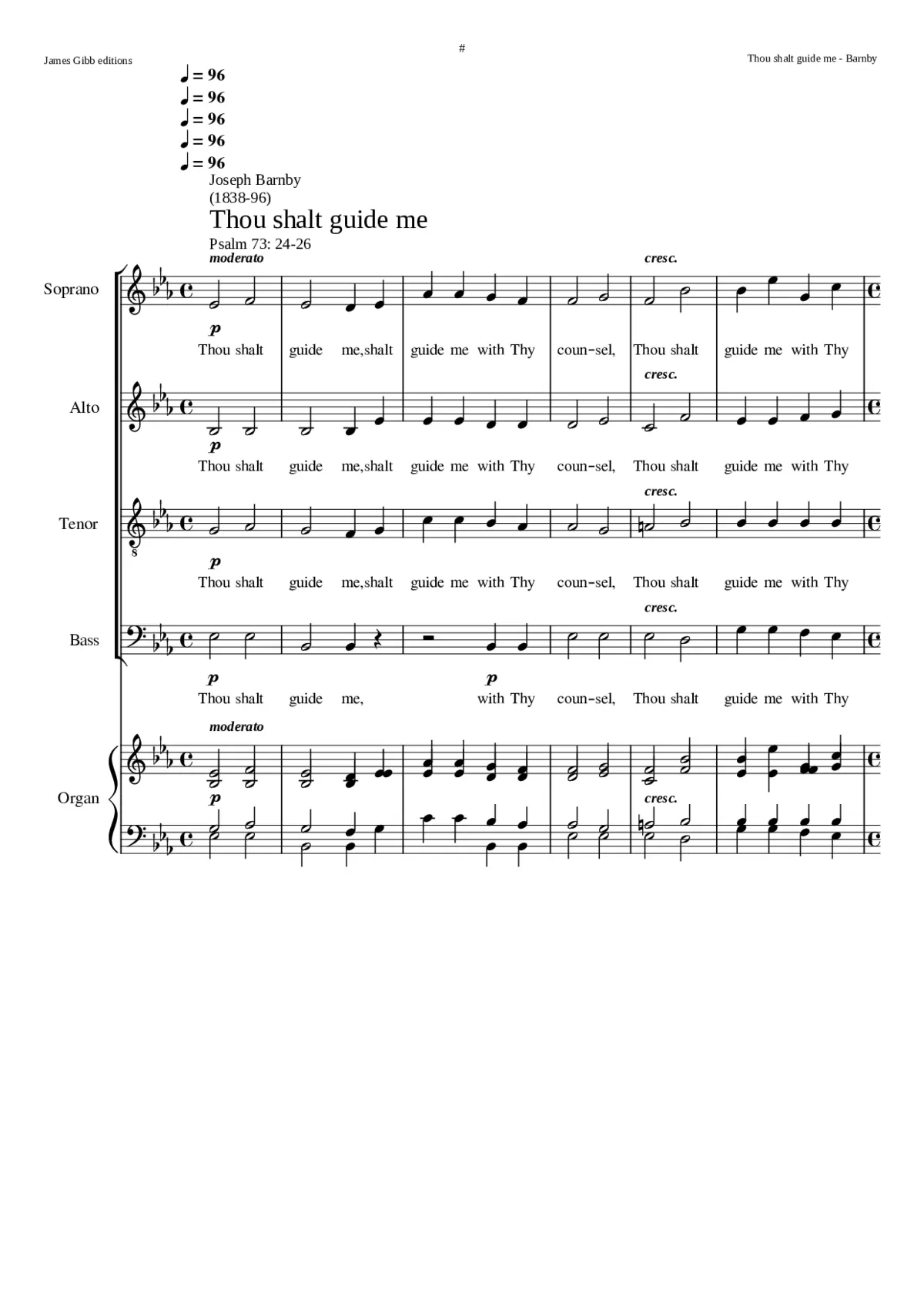 Thou shalt guide me - Page 1