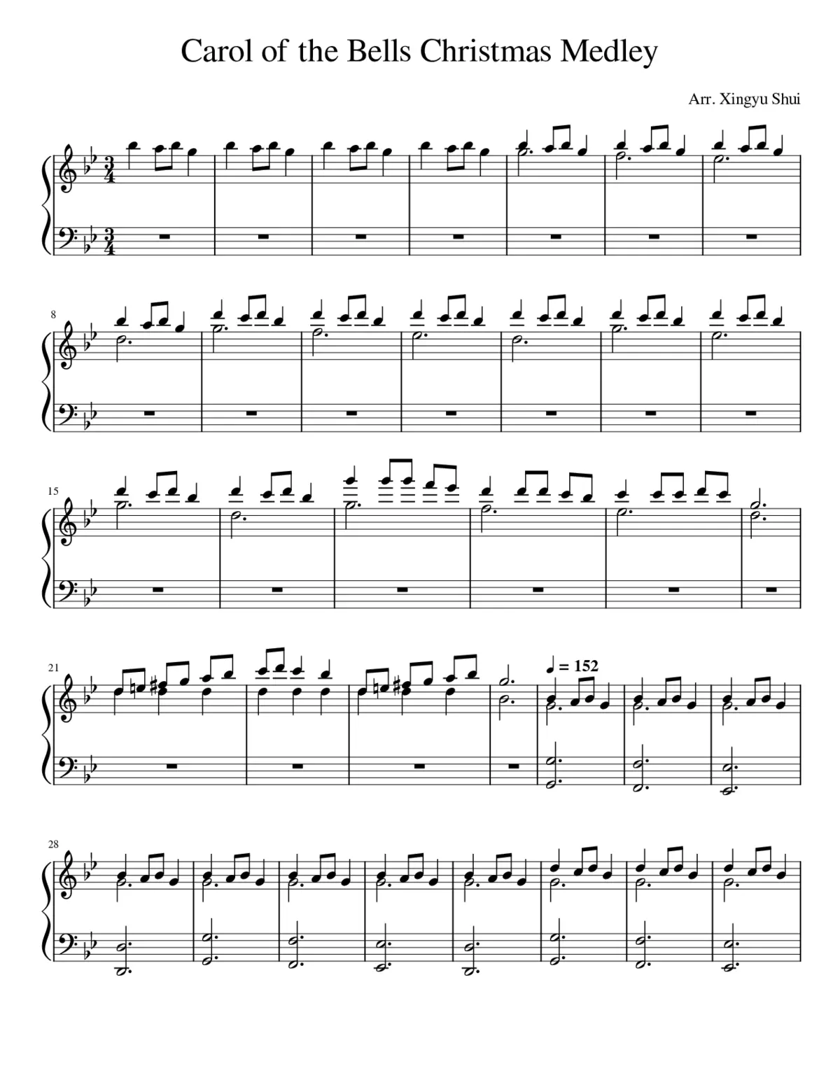 Carol of the Bells - Page 1