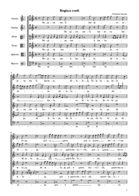 Regina coeli a 6 1604