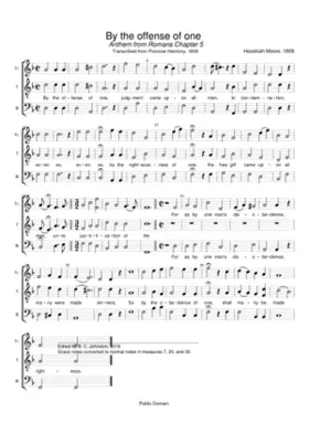 By the offense of one - Hezekiah Moors