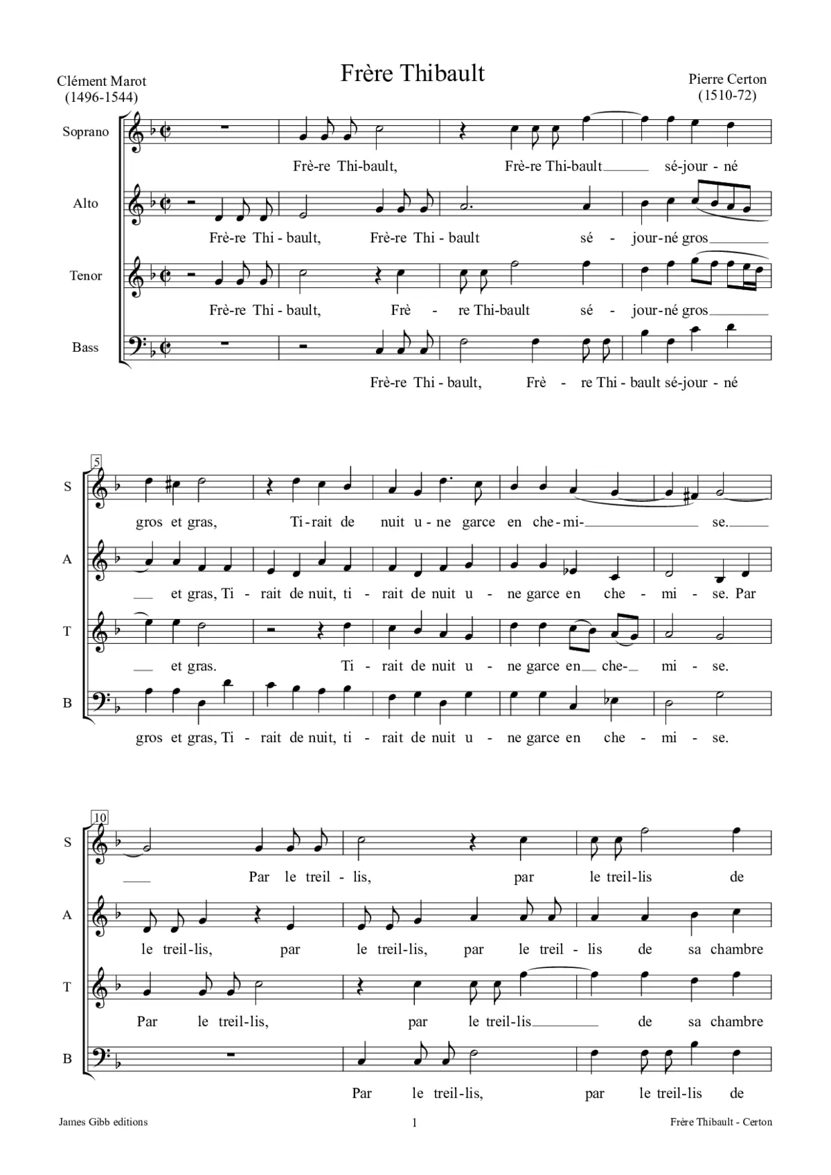 Frère Thibault - Page 1