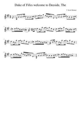 The Duke of Fifes welcome to Deeside