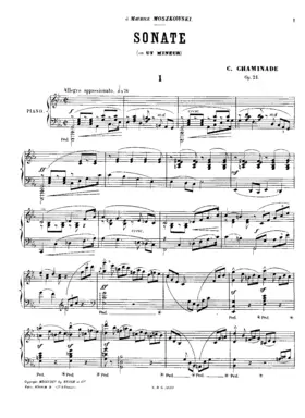 Sonate en ut mineur pour piano
