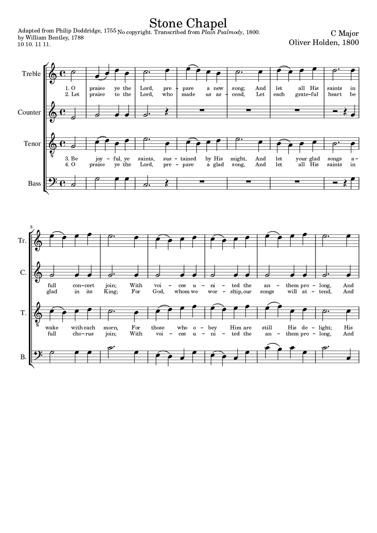 Stone Chapel - Page 1