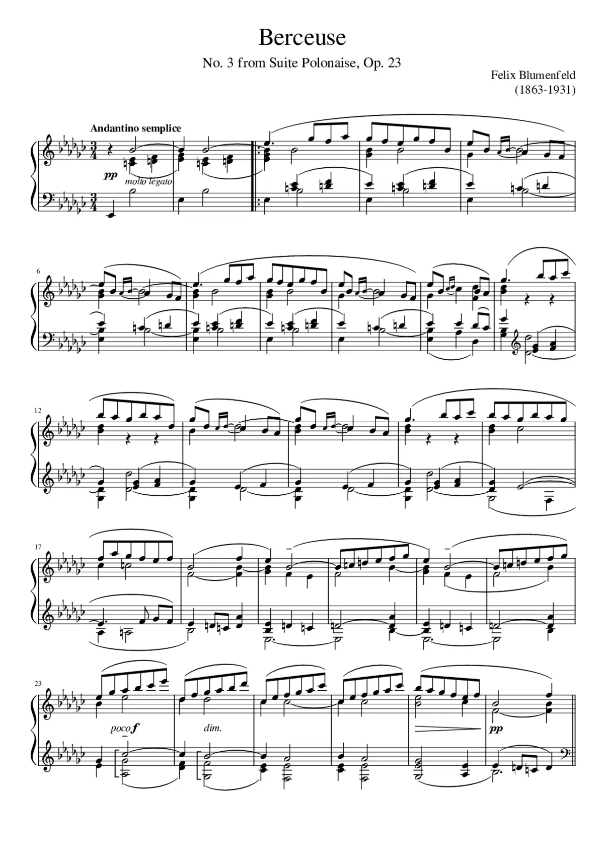 Suite Polonaise No.1 Op.23 - Page 1