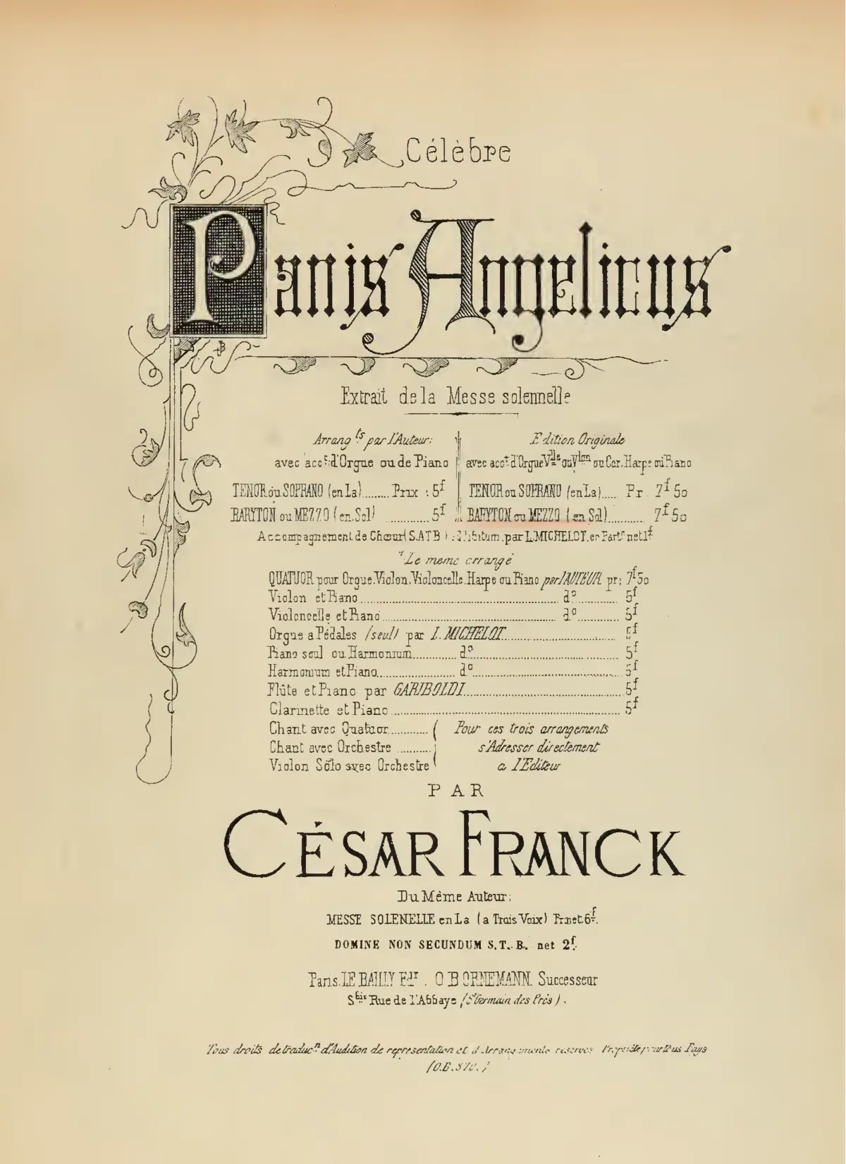 Messe à trois voix - Page 1
