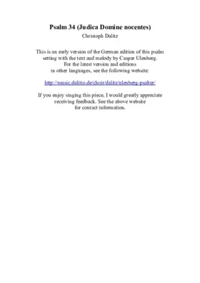Psalm 34 (Ulenberg)