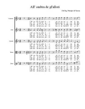 All' ombra de gl'allori