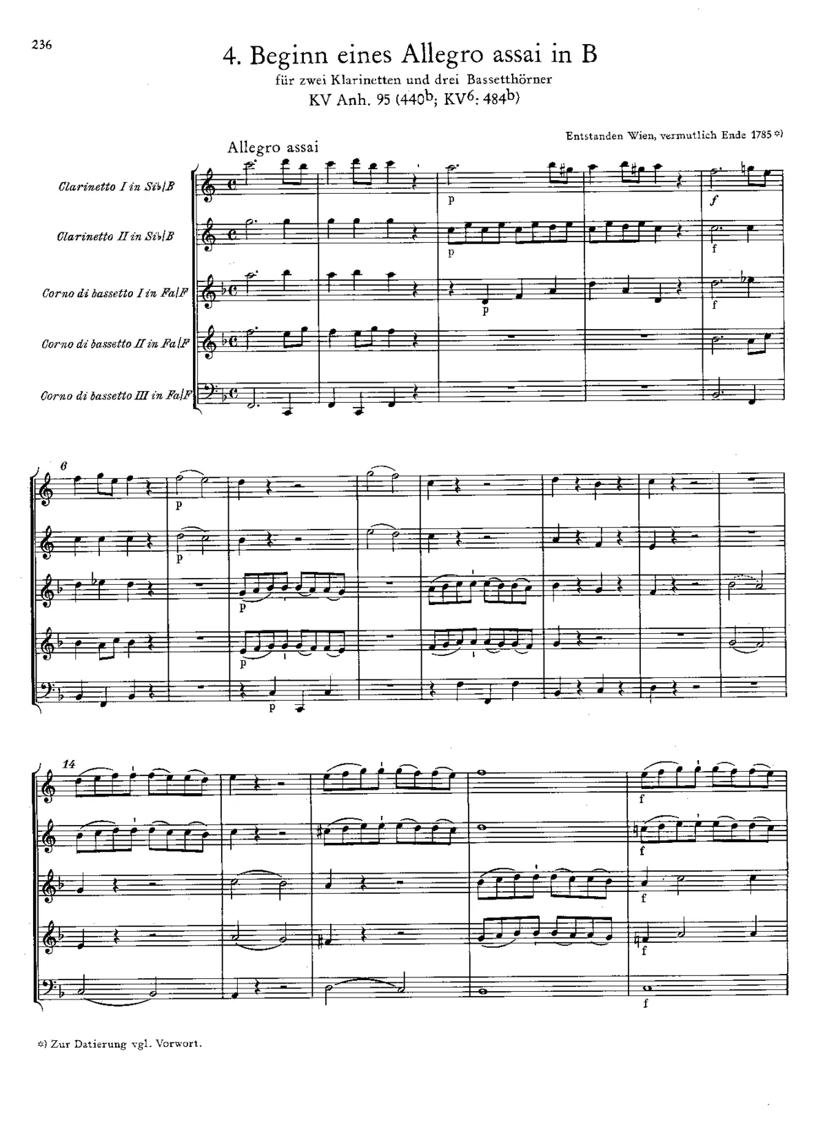 Allegro assai in B-flat major - Page 1