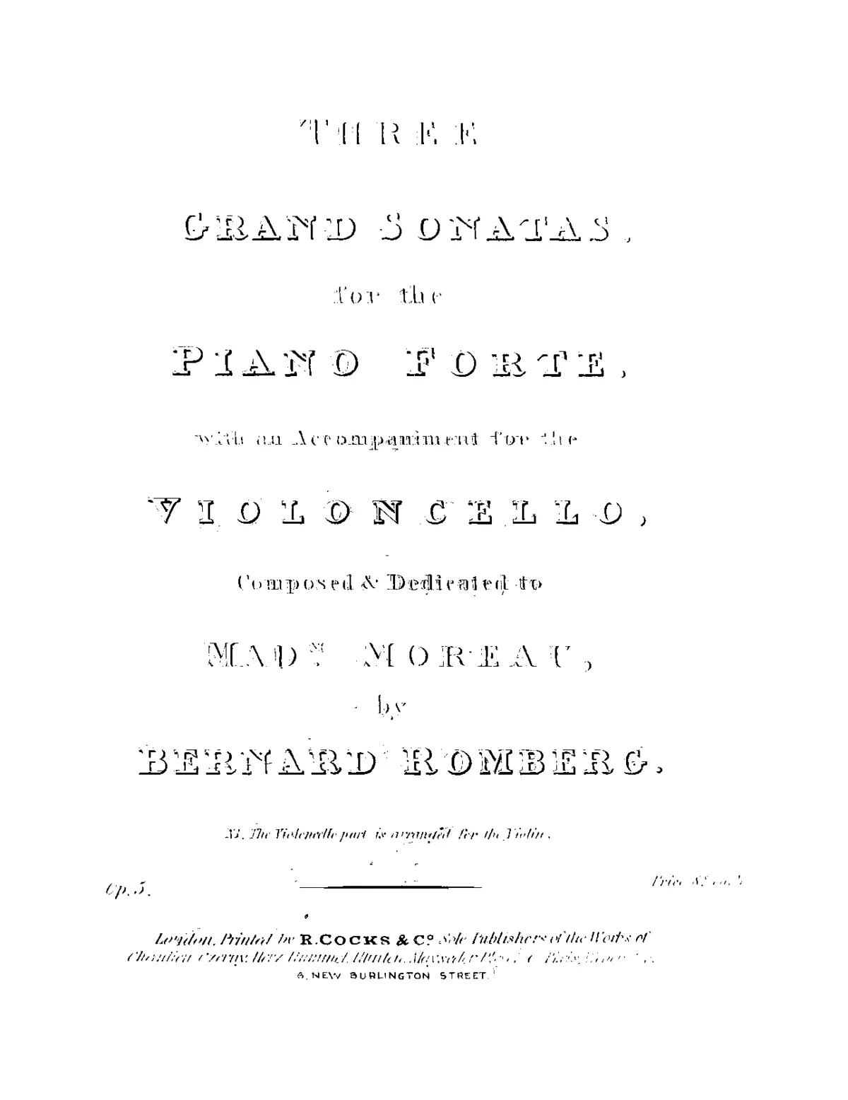 3 Grand Sonatas for Harp - Page 1