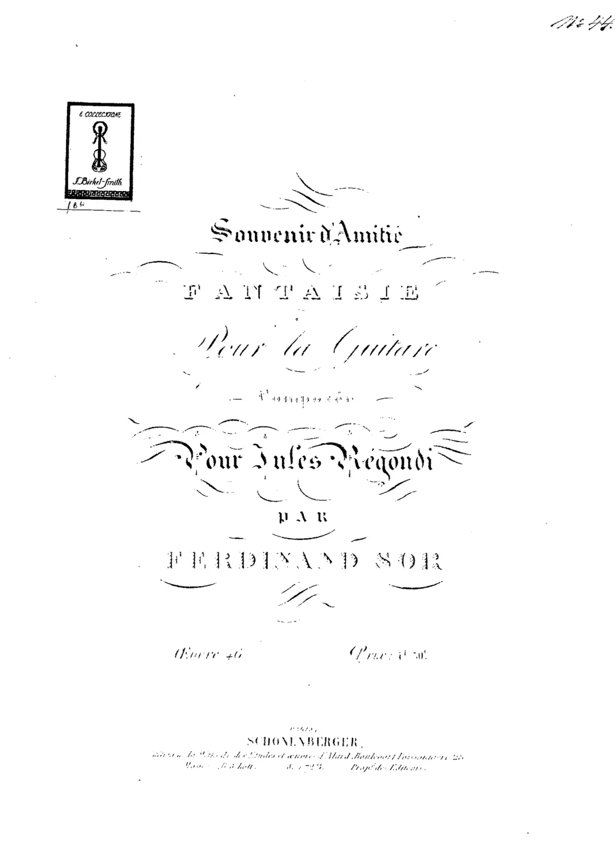 Souvenir d'amitié - Page 1