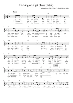 leaving on a jet plane