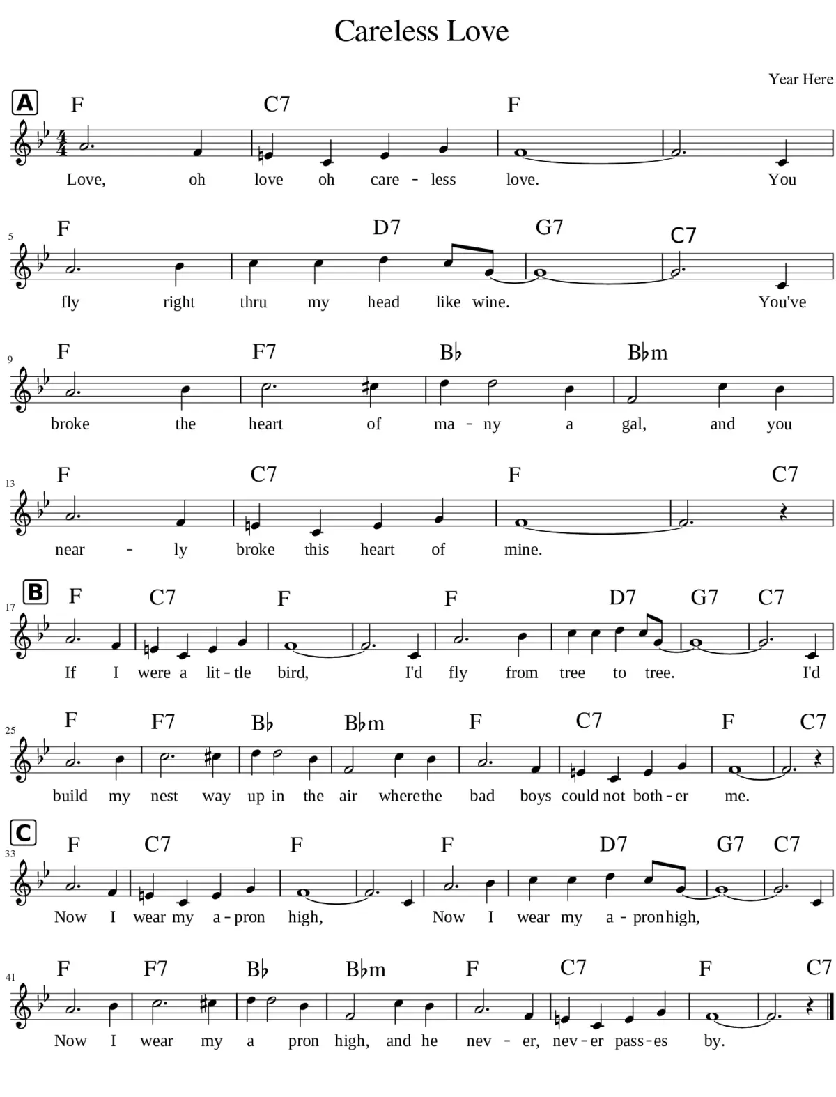 Careless Love - Page 1