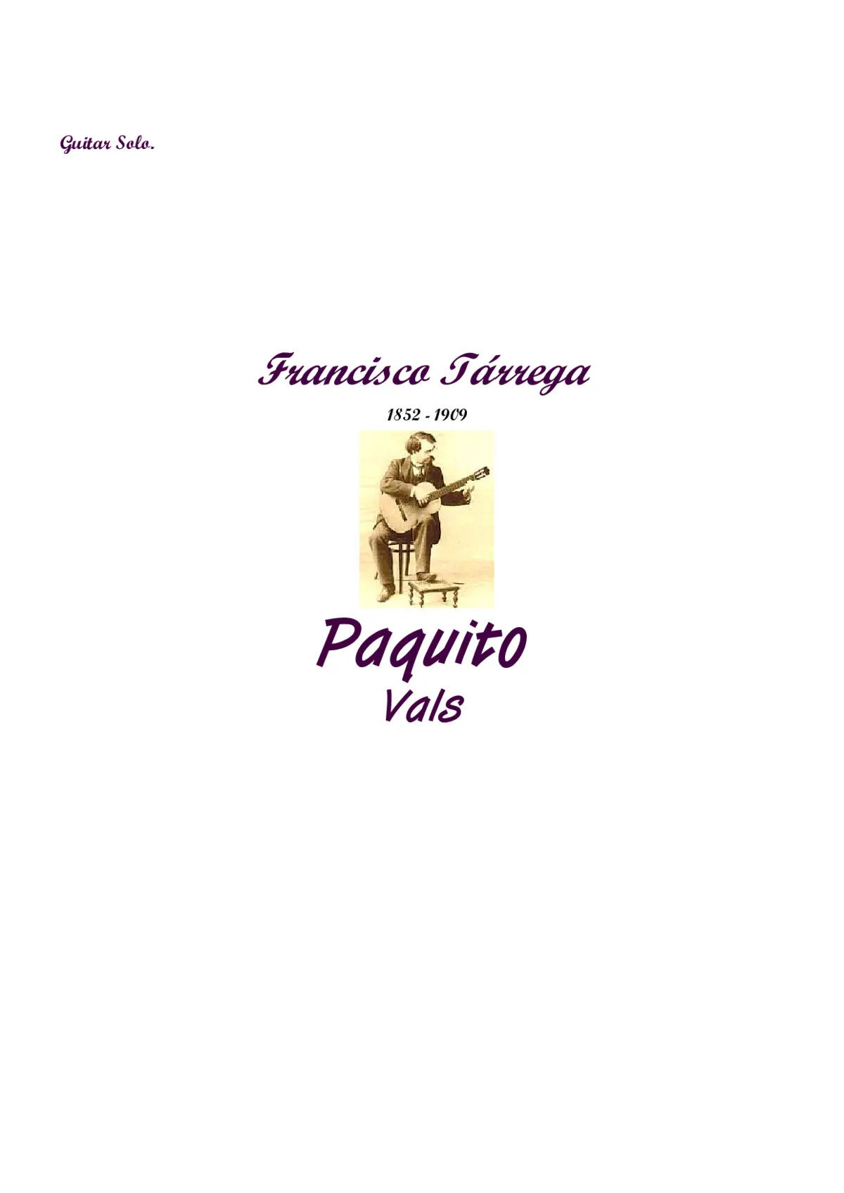Paquito - Page 1